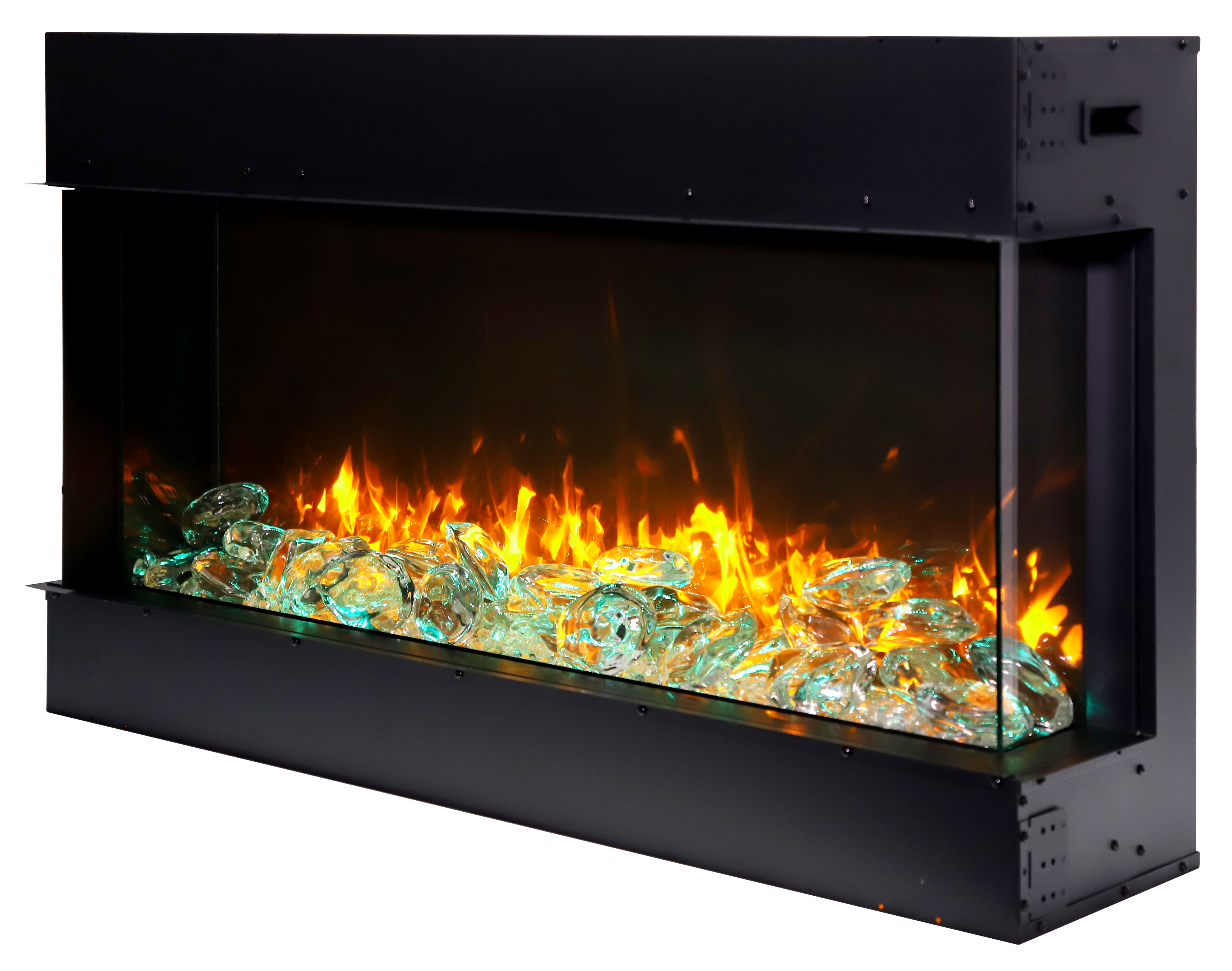 Remii BAY-SLIM 3 Sided Smart Electric Fireplace-FIREPLACE-Luxury Heats