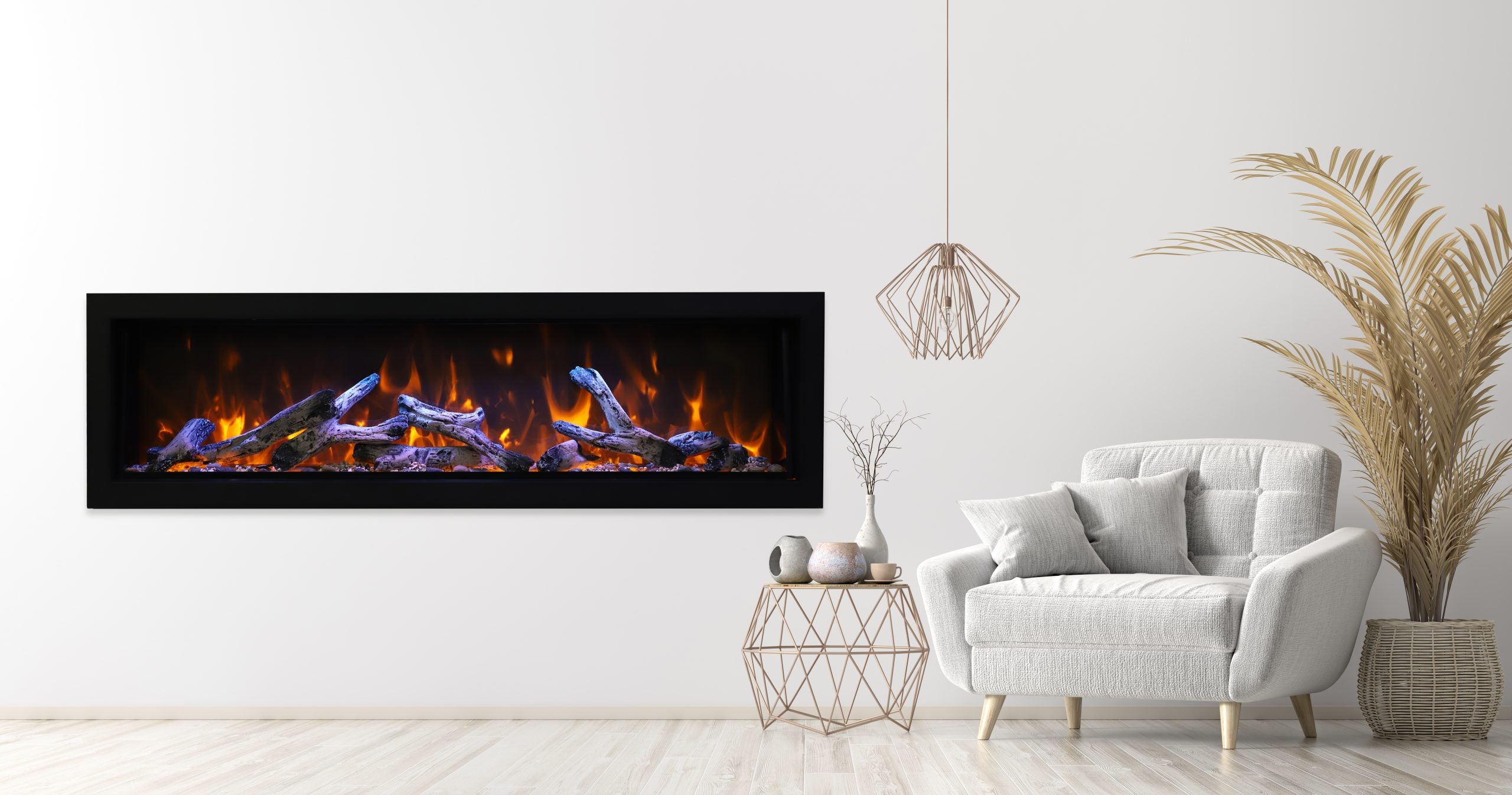 Remii Extra Tall Electric Fireplace-FIREPLACE-Luxury Heats