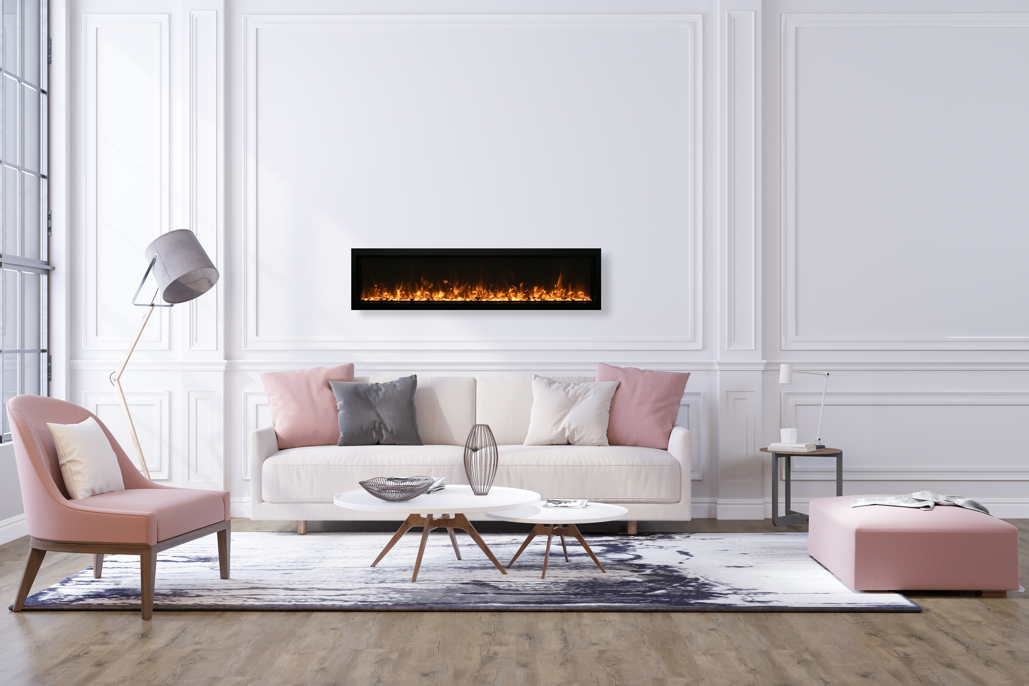 Remii WM-SLIM Smart Electric Fireplace-FIREPLACE-Luxury Heats