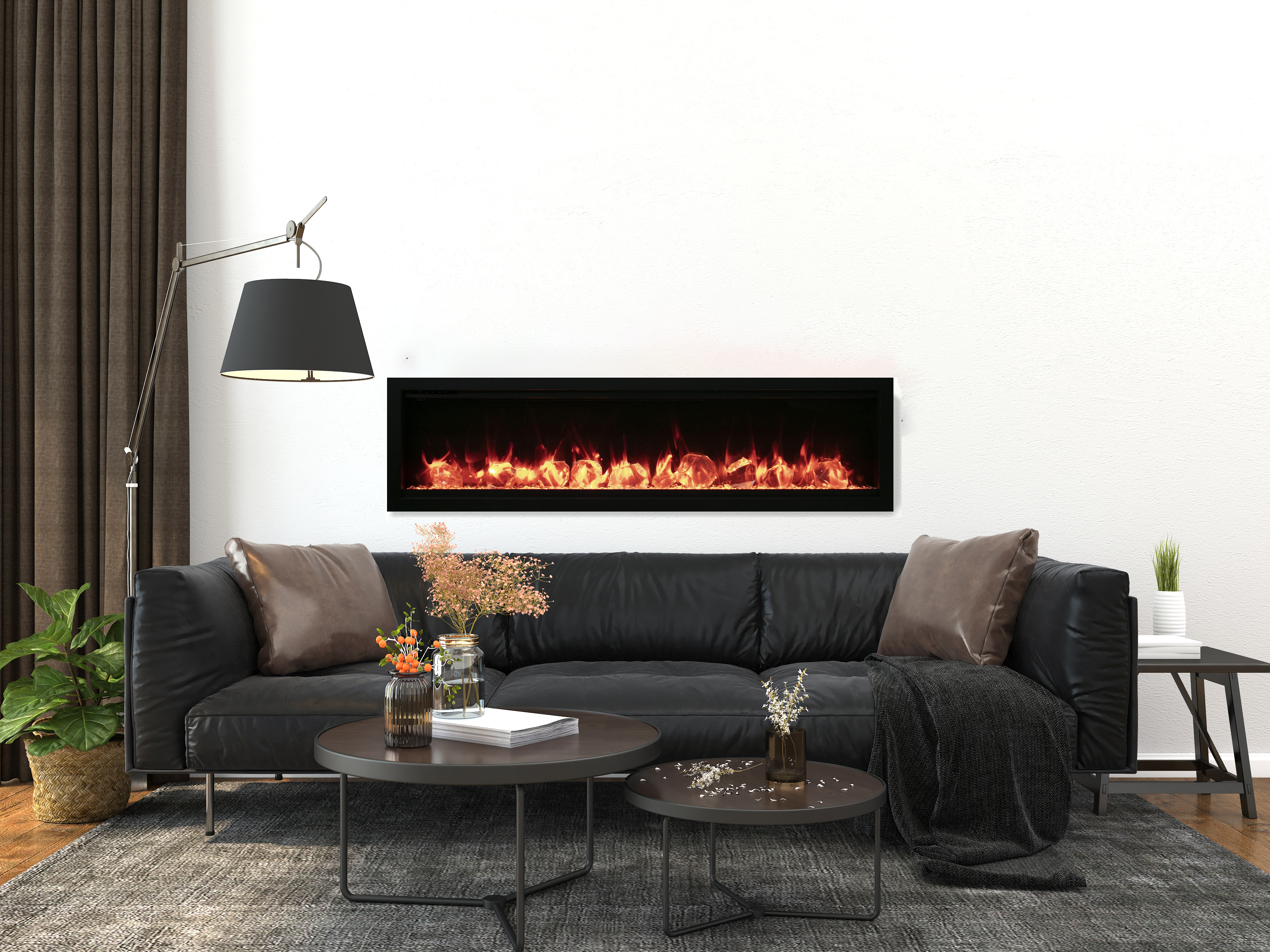 Remii Extra Slim Electric Fireplace-FIREPLACE-Luxury Heats